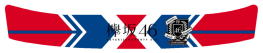 指定画像から欅坂46のフルカラーバイザーステッカー製作「欅坂46」